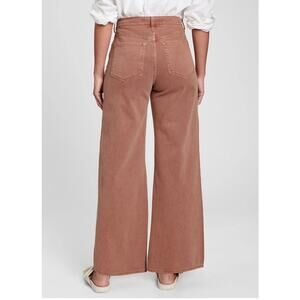 GAP High Rise Wide Leg Jeans Cedar Red Size 12/31R Denim Pants